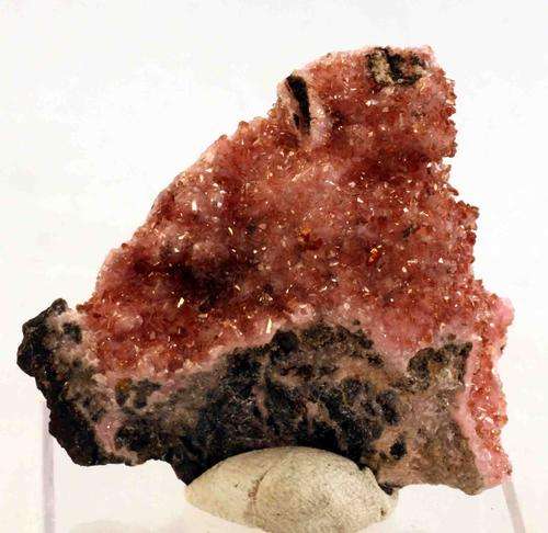 Shigaite on Rhodochrosite, NâChwaning II, KMF, RSA