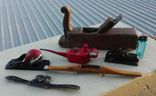 COLLECTION OF VINTAGE TOOLS.