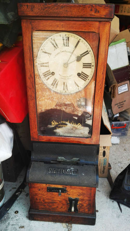 NATIONAL TIME RECORDING REGULATOR CLOCK.