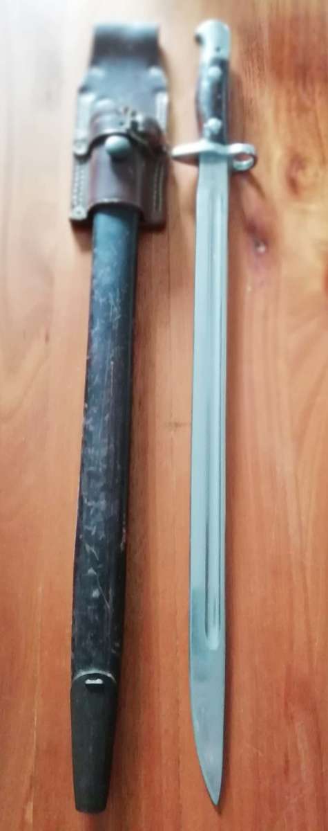 CEREMONIAL BAYONET, .303. CHROMED.