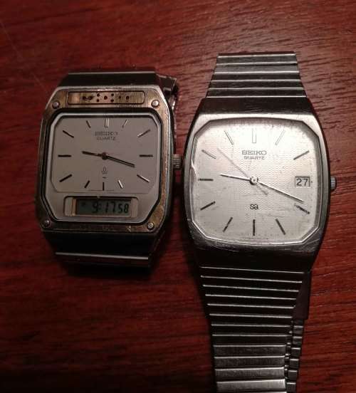 TWO SEIKO WATCHES. WORKING CONDITION.