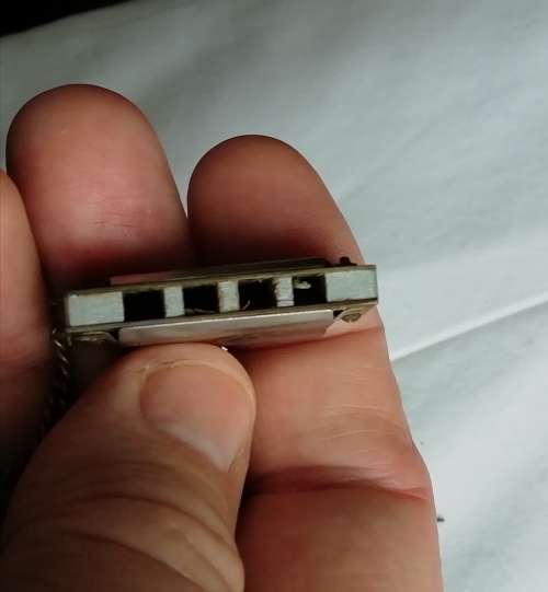 THREE VINTAGE HARMONICAS, YAMAHA VIRTUOSO No.24 . RARE.