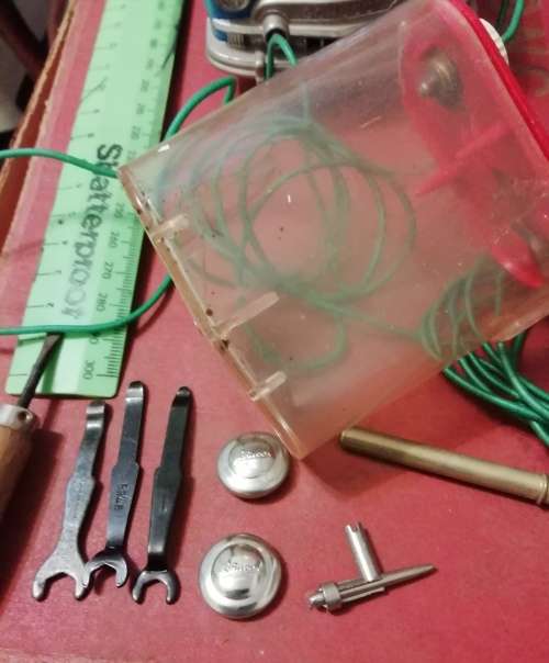 SCHUCO CAR IN BOX, AND SPARE BODY . MINT CONDITION