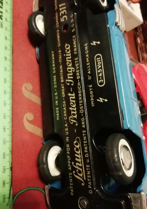 SCHUCO CAR IN BOX, AND SPARE BODY . MINT CONDITION
