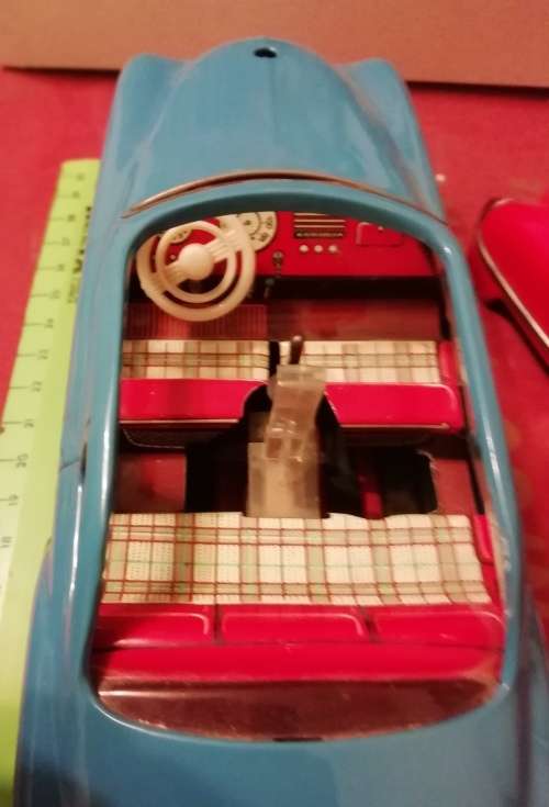 SCHUCO CAR IN BOX, AND SPARE BODY . MINT CONDITION