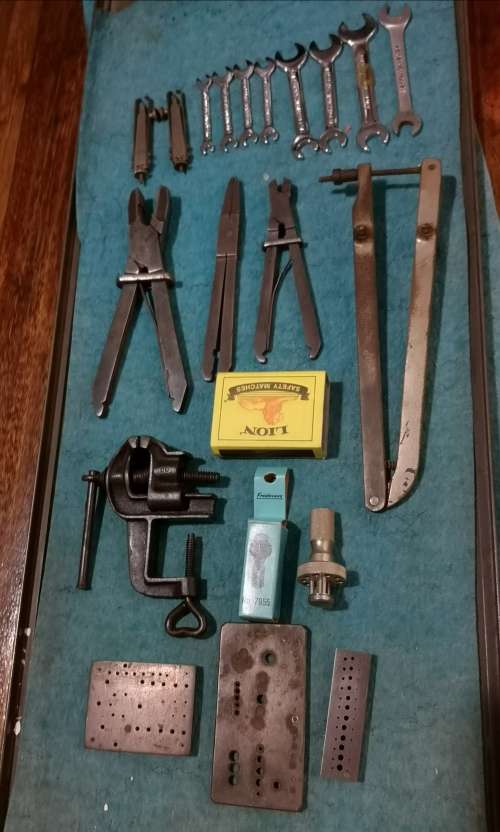 WATCH MAKER`S TOOLS. TISSOT PLIERS ETC.