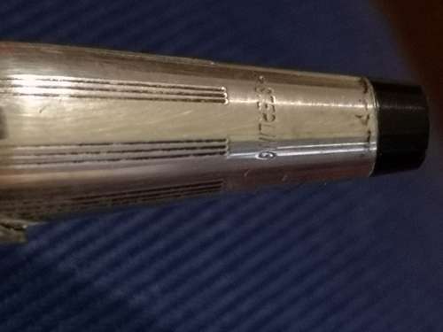 STERLING SILVER CROSS PEN AND PENCIL SET.