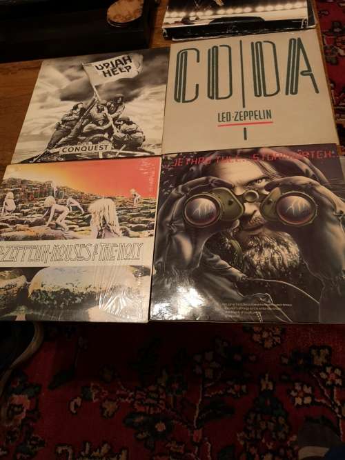 LED-ZEPPELIN, URIA HEEP, JETHRO TULL, LED-ZEPPELIN VINALS. RECORDS.