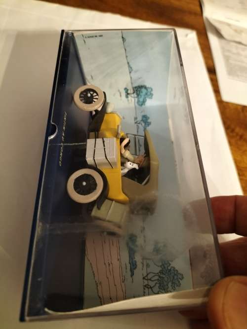 MODEL TOY. MODEL `T` FORD TINTIN AU CONGO.HERGE. . DIE CAST METAL. 1:43.