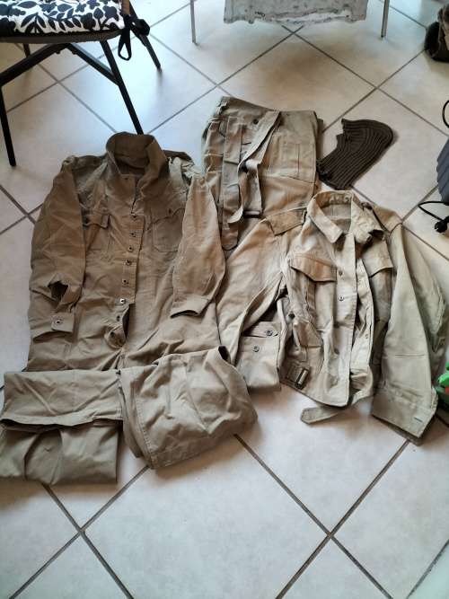 RARE RARE. WW2 ARMY KHAKI UNIFORM.