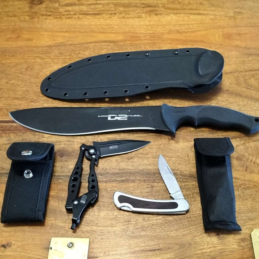RARE,THREE KERSHAW KNIVES COLLECTION