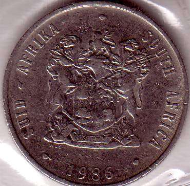 1986 SA 1RAND COIN