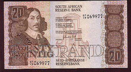 GPC DE KOCK 3RD ISSUE TWENTY  RAND D7 19 Prefix