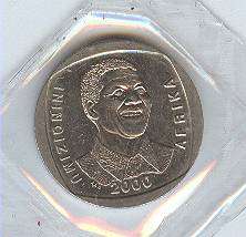 10 X Mandela year 2000 Coins