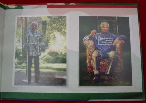 90TH BIRTHDAY MANDELA STAMP BOOKLET LIMITED EDITION