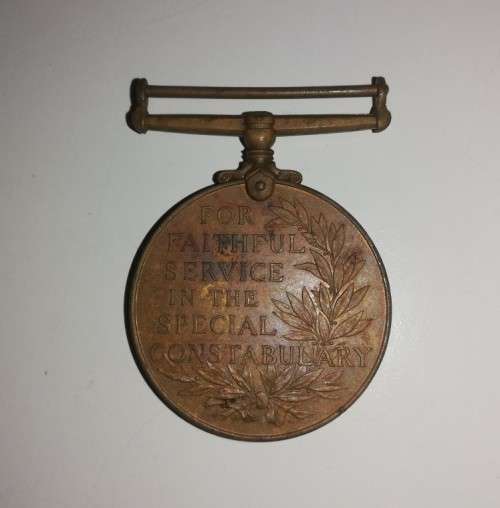 Medal marked For Faithful Service in the Special Constabulary