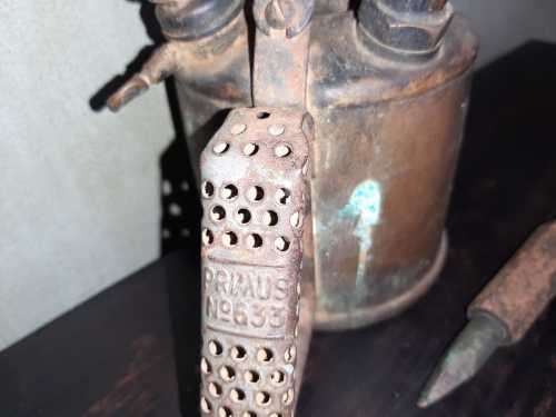 Antique Primus No 633 blow torch and soldering tool