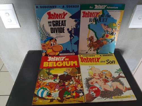 Asterix books Lot of 4