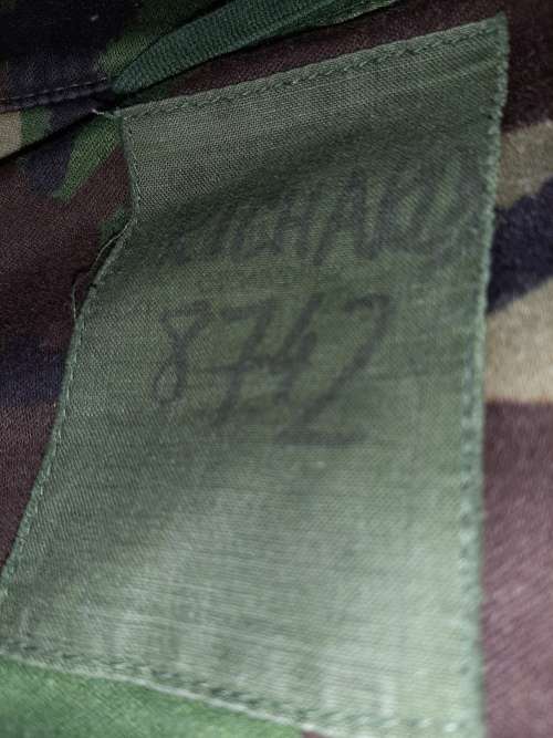 Military camo jacket