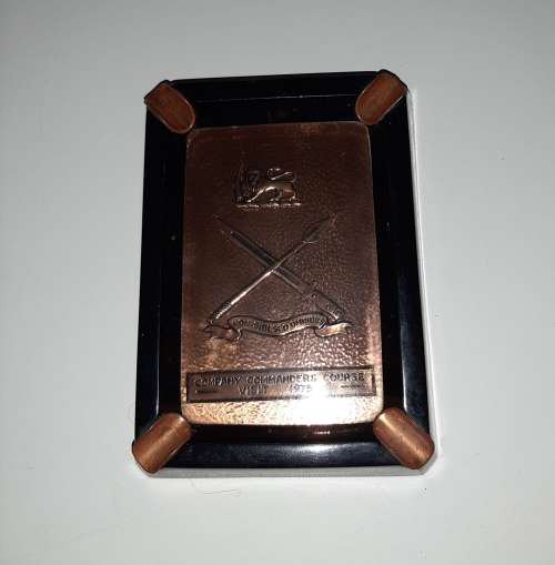 Malcolm Bard Rhodesian copper ashtray