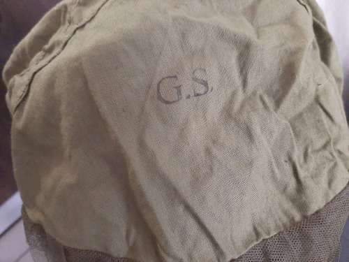 Old military mosquito net