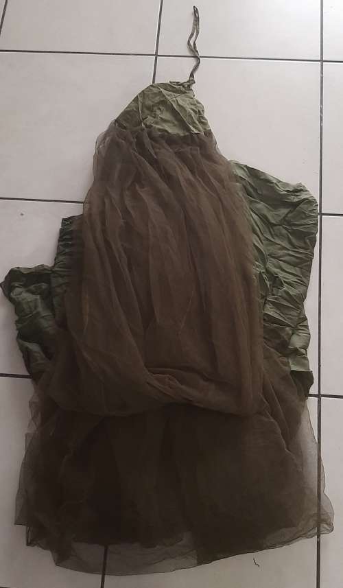 Old military mosquito net