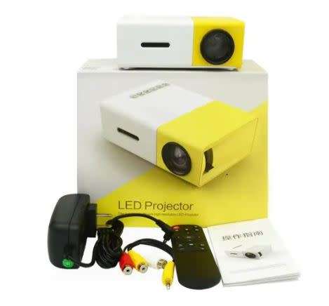 Mini LED HD Projector Support Portable Office Home Cinema