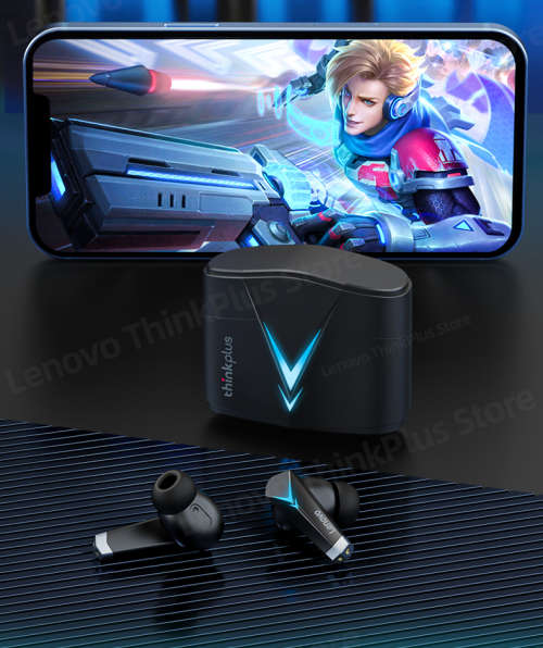 Lenovo LP6 TWS Gaming Earphones Wireless Bluetooth
