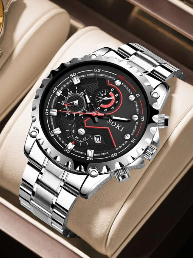 **Black Friday Special** 2 pcs Mens Watch Set