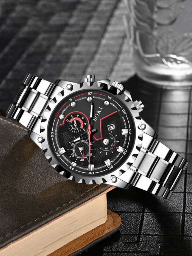 **Black Friday Special** 2 pcs Mens Watch Set