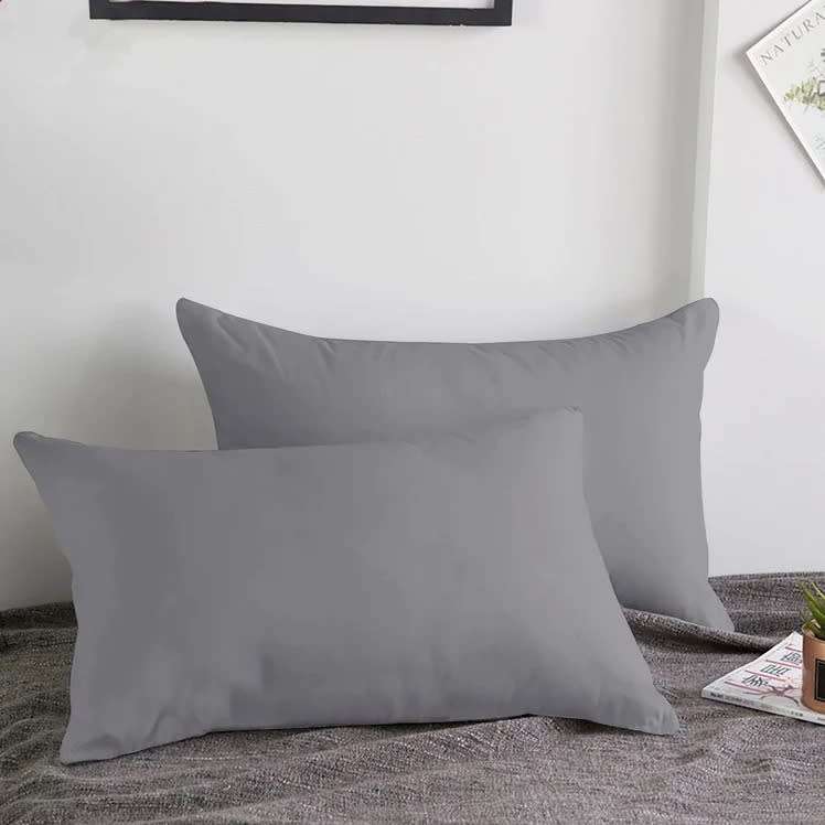 **BARGAIN** Microfiber Pillow Covers - Grey