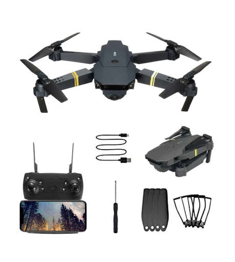 Foldable Mini Drone, Wifi Camera, Live Video Drone with Altitude Hold Function