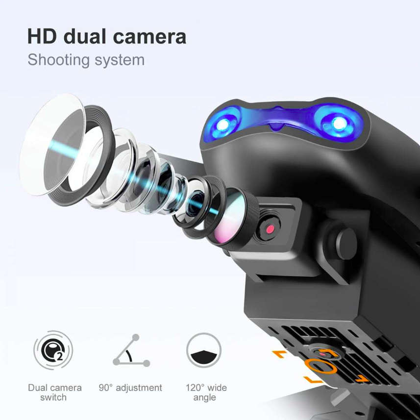 Foldable Drone, Wifi Camera, Live Video Drone with Altitude Hold Function