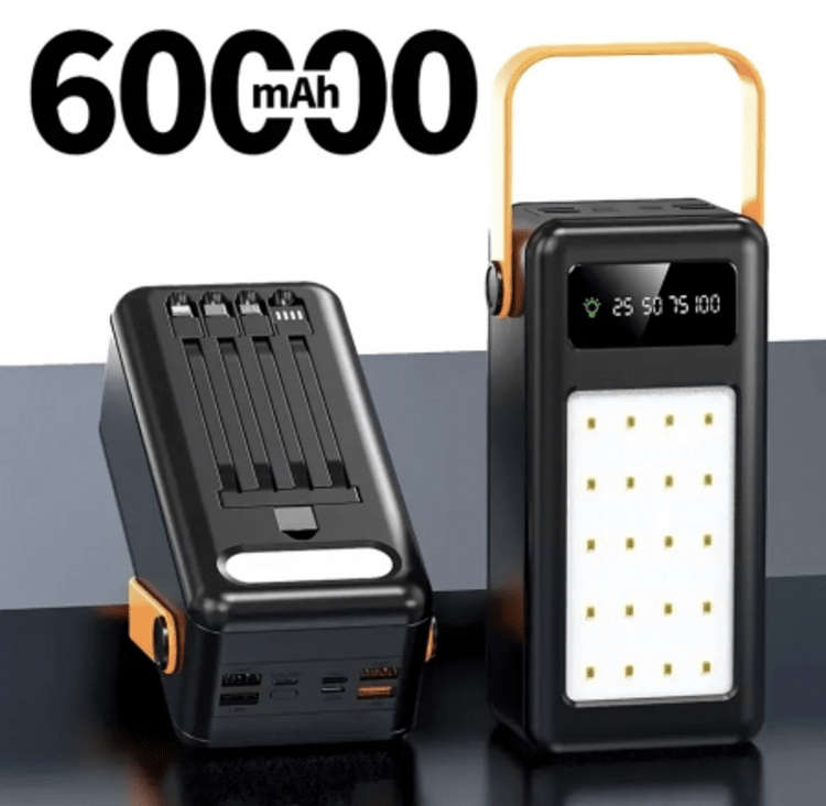 60000mAh Powerbank with Flash Light