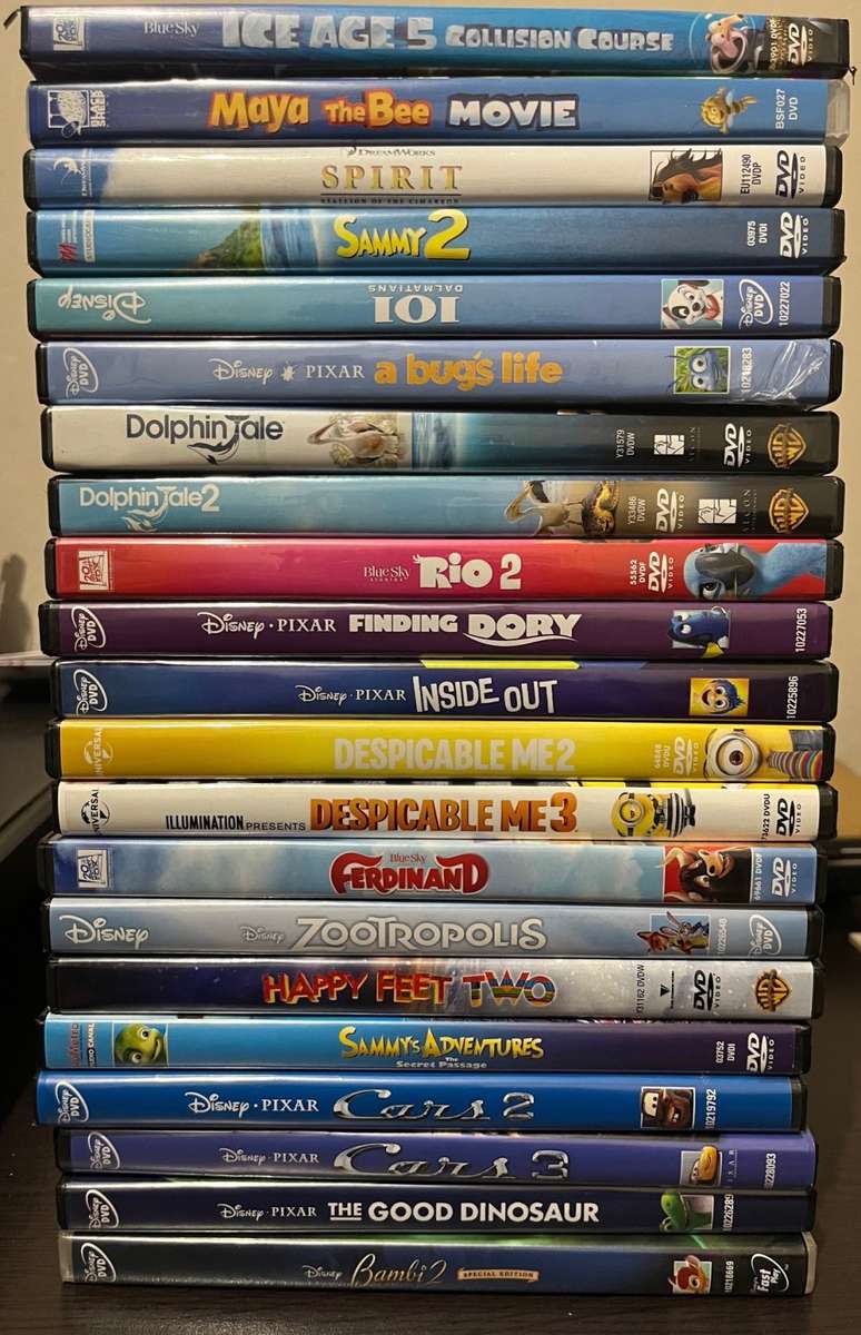 ASSORTED ANIMATION DVDs