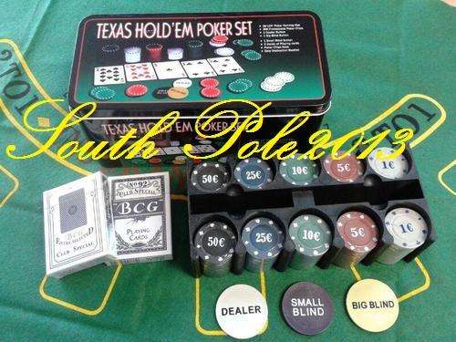 Texas Hold'em Poker Set (199 pcs) with Gift Metal Box
