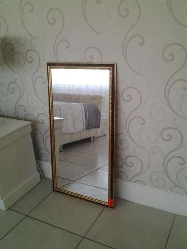 GOLD FRAME MIRROR - WALL MIRROR  2 AVAILABLE