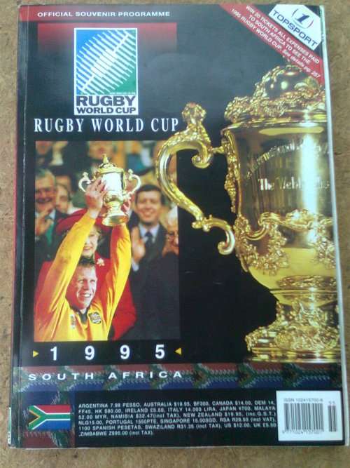 OFFICIAL 1995 RUGBY WORLD CUP PROGRAM