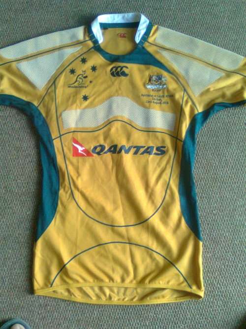 AUSTRALIA RUGBY MATCH JERSEY 2008