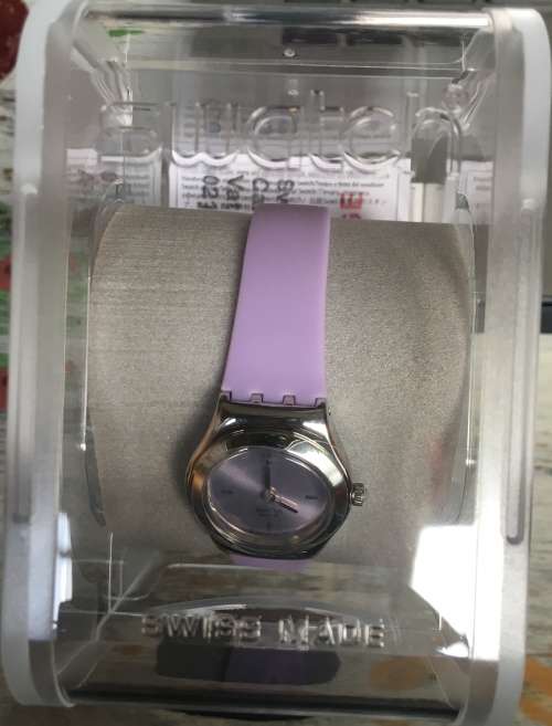 Limited Edition Swatch Irony Purple - **Brand New ,International 2year Warranty**