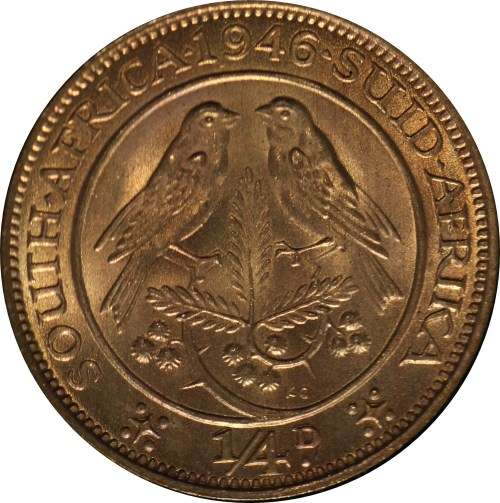 1946 UNION OF SOUTH AFRICA FARTHING
