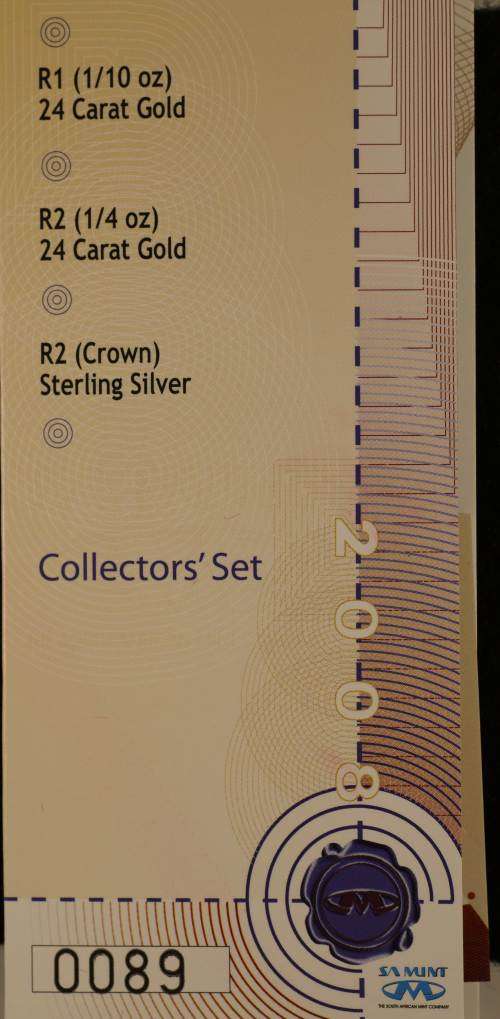 2010 FIFA WORLD CUP SOUTH AFRICA 2008 OFFICIAL COMMEMORATIVE SOUTH AFRICA COIN SET