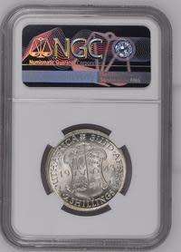 UNION OF SOUTH AFRICA 1943 TWO SHILLINGS GRADED MS63 BY NGC