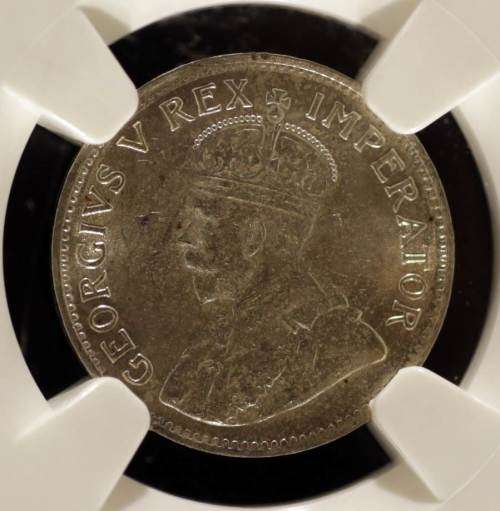 UNION OF SOUTH AFRICA 1923 THREEPENCE GRADED MS63 BY NGC