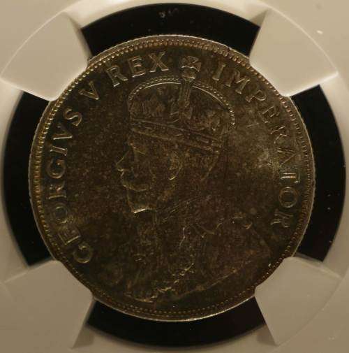 UNION OF SOUTH AFRICA 1935 TWO SHILLINGS GRADED MS62 BY NGC
