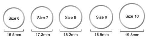 Solid silver ring - size 9 - see ring chart