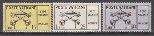 Vatican - 1958 - Mi #  299-301 -   M**