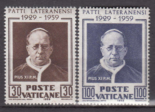 Vatican - 1959 - Mi #  312/213  -   M**