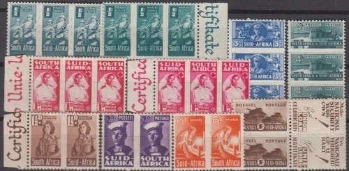 Union of SA - 1942 - Reduced War Effort  -  7 x M** 3 x M* + Varieties :  Very high CV