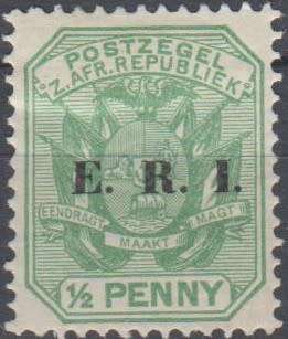 Transvaal - 1901 - Ovpt E.R.I -   SACC 244  -  M*